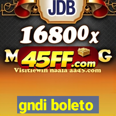 gndi boleto